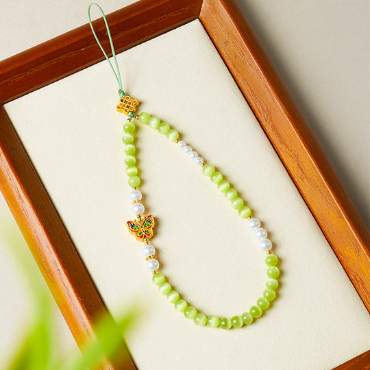 CD118 - Green Cat’s Eye Harmony - Crystal Dangles | Singapore Jewellery, Wedding Rings &amp; Gifts | Same Day Delivery | Tiara.com.sg