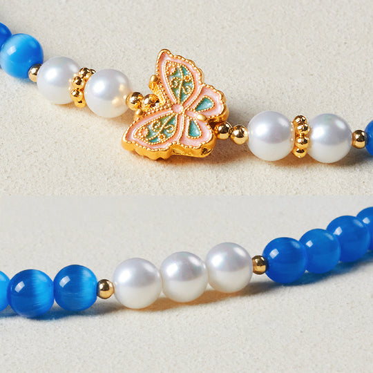 CD119 - Blue Cat’s Eye Serenity - Crystal Dangles | Singapore Jewellery, Wedding Rings &amp; Gifts | Same Day Delivery | Tiara.com.sg