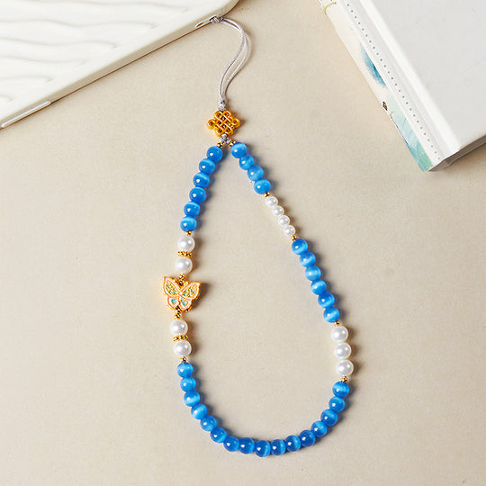 CD119 - Blue Cat’s Eye Serenity - Crystal Dangles | Singapore Jewellery, Wedding Rings &amp; Gifts | Same Day Delivery | Tiara.com.sg