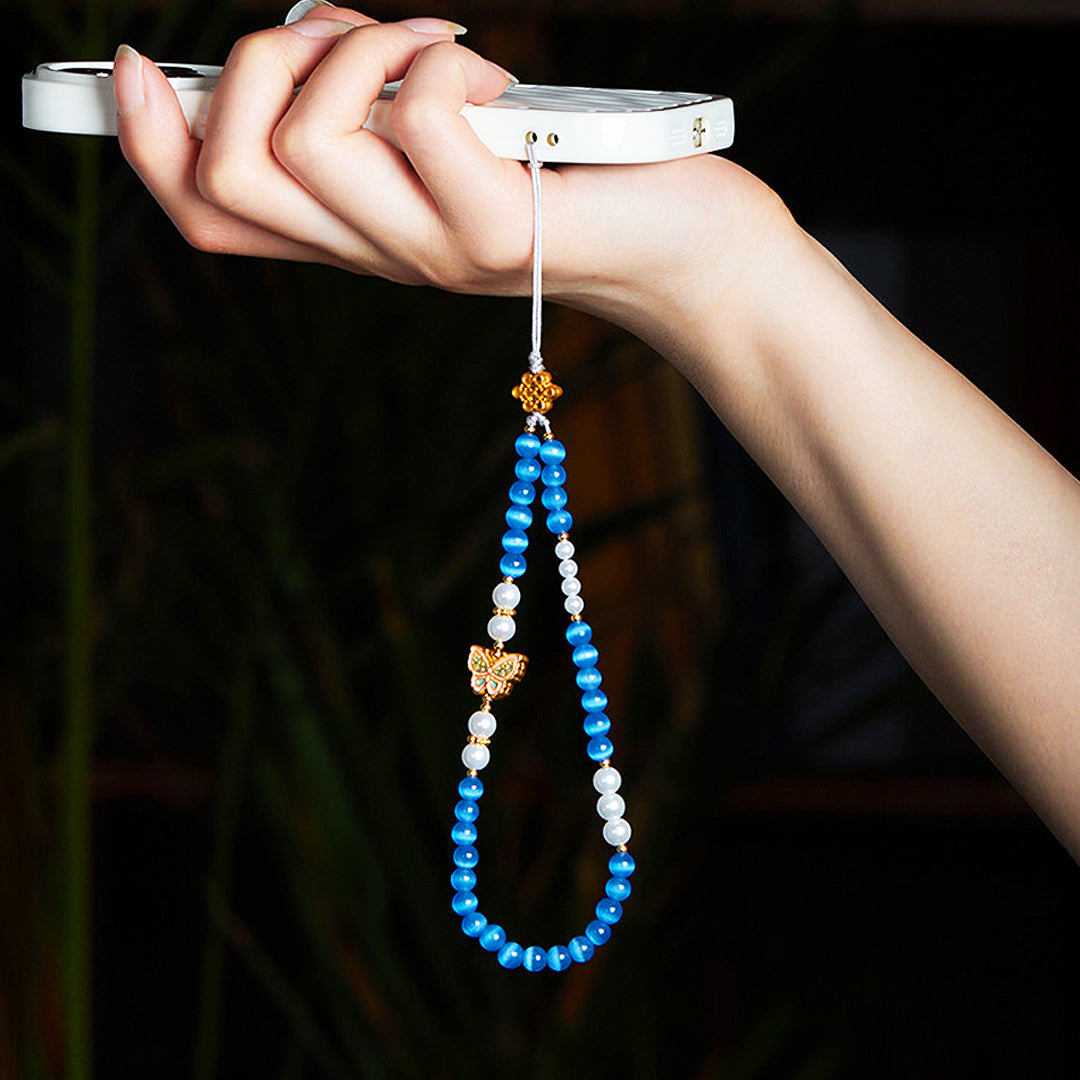 CD119 - Blue Cat’s Eye Serenity - Crystal Dangles | Singapore Jewellery, Wedding Rings &amp; Gifts | Same Day Delivery | Tiara.com.sg