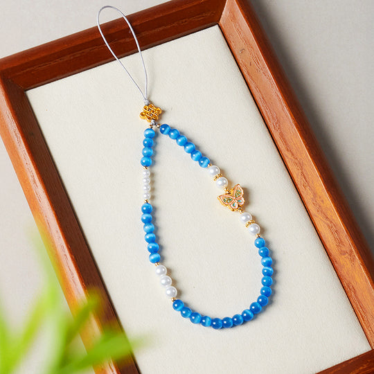 CD119 - Blue Cat’s Eye Serenity - Crystal Dangles | Singapore Jewellery, Wedding Rings &amp; Gifts | Same Day Delivery | Tiara.com.sg
