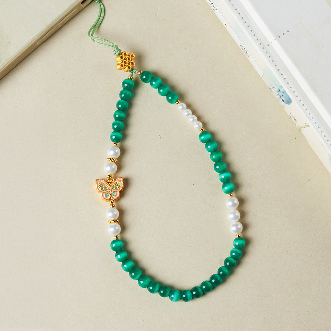 CD120 - Green Cat’s Eye Harmony - Crystal Dangles | Singapore Jewellery, Wedding Rings &amp; Gifts | Same Day Delivery | Tiara.com.sg