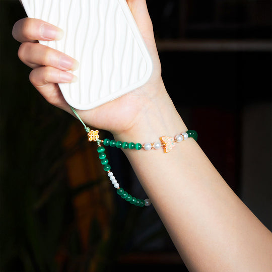 CD120 - Green Cat’s Eye Harmony - Crystal Dangles | Singapore Jewellery, Wedding Rings &amp; Gifts | Same Day Delivery | Tiara.com.sg