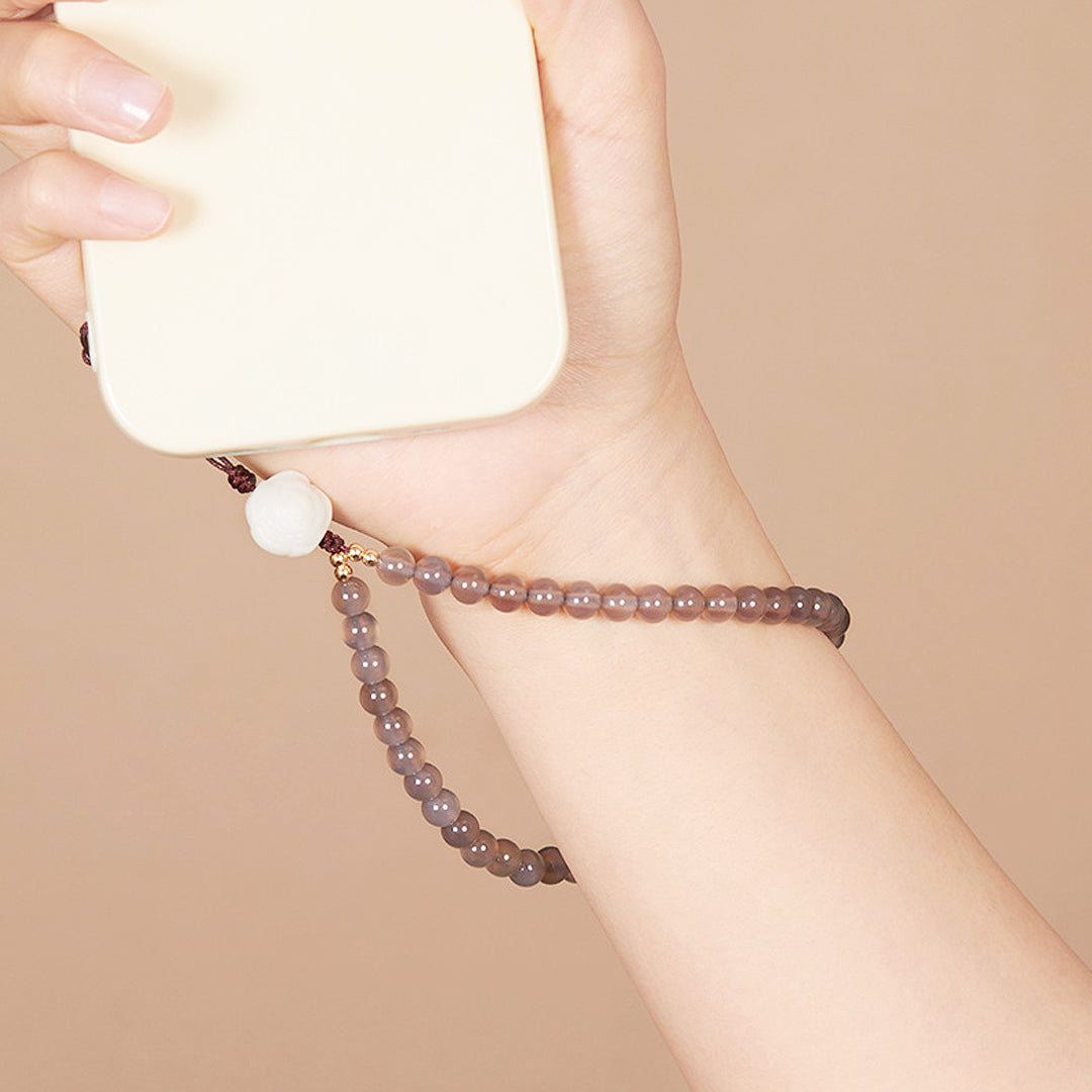 CD122 - Grey Agate Harmony - Crystal Dangles | Singapore Jewellery, Wedding Rings &amp; Gifts | Same Day Delivery | Tiara.com.sg