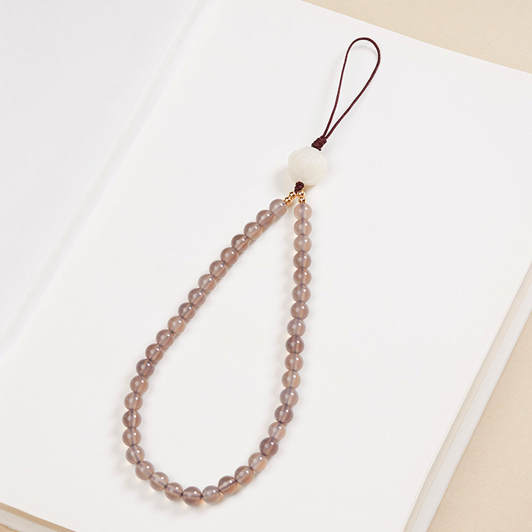 CD122 - Grey Agate Harmony - Crystal Dangles | Singapore Jewellery, Wedding Rings &amp; Gifts | Same Day Delivery | Tiara.com.sg