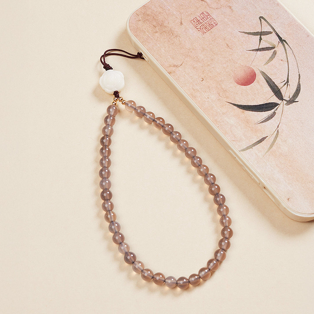 CD122 - Grey Agate Harmony - Crystal Dangles | Singapore Jewellery, Wedding Rings & Gifts | Same Day Delivery | Tiara.com.sg