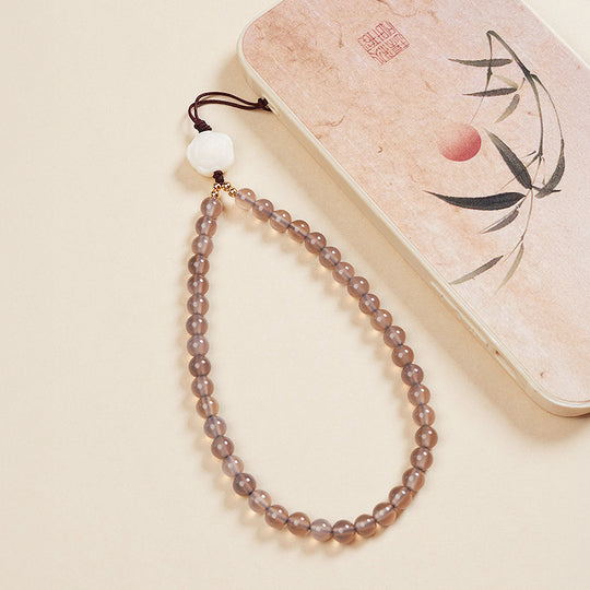 CD122 - Grey Agate Harmony - Crystal Dangles | Singapore Jewellery, Wedding Rings &amp; Gifts | Same Day Delivery | Tiara.com.sg