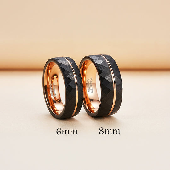 Chambers | Tungsten Couple Rings | Black Wedding Bands - Ring | Singapore Jewellery, Wedding Rings &amp; Gifts | Same Day Delivery | Tiara.com.sg