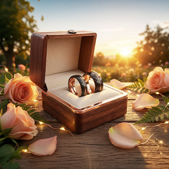 Chambers | Tungsten Couple Rings | Black Wedding Bands - Ring | Singapore Jewellery, Wedding Rings &amp; Gifts | Same Day Delivery | Tiara.com.sg