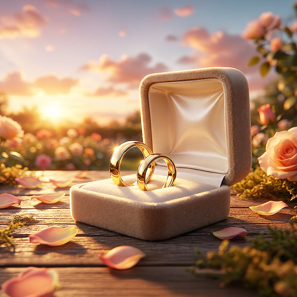 Flynt | Tungsten Couple Rings | Gold Wedding Bands - Ring | Singapore Jewellery, Wedding Rings & Gifts | Same Day Delivery | Tiara.com.sg