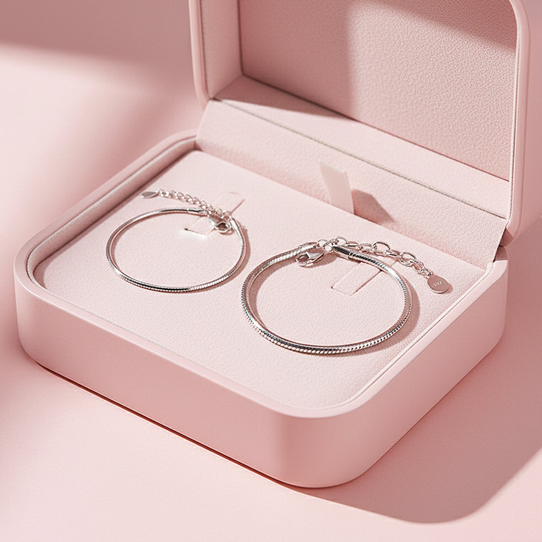 Fondness Couple Bracelets - Same Day Couple | Singapore Jewellery, Wedding Rings & Gifts | Same Day Delivery | Tiara.com.sg