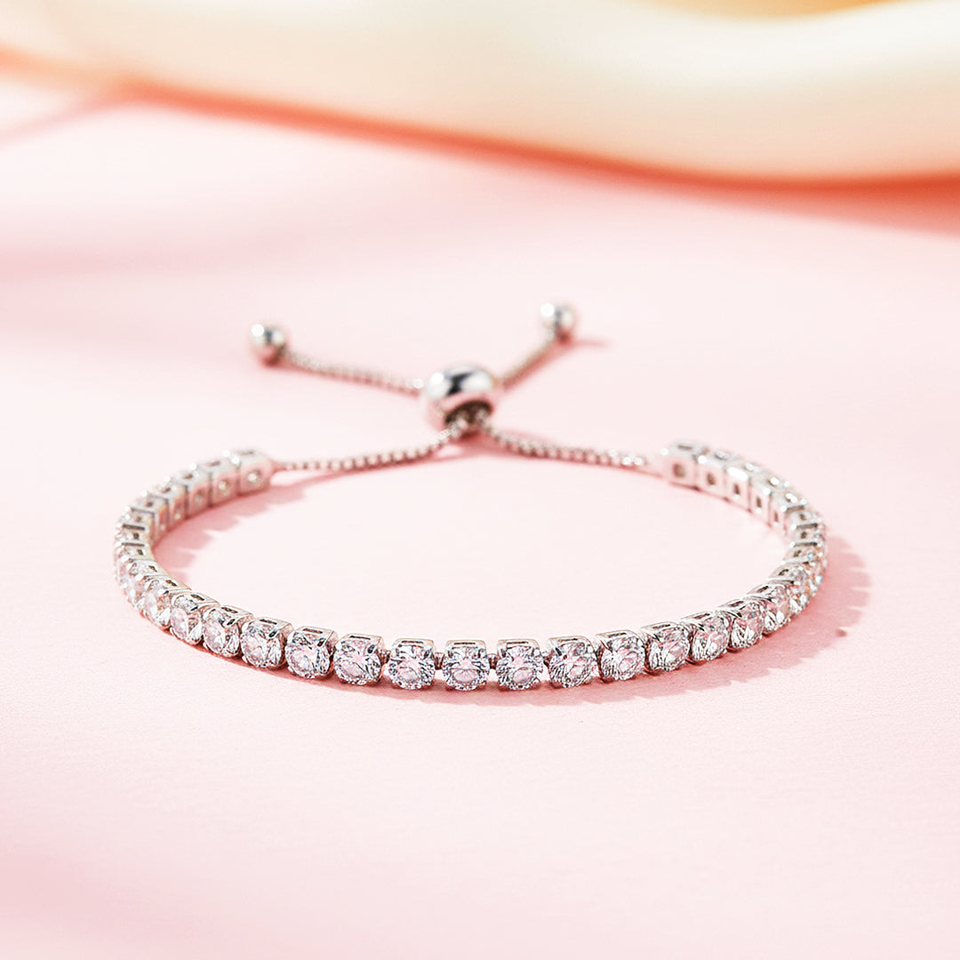 Blush Tennis Bracelet - Bracelet | Singapore Jewellery, Wedding Rings & Gifts | Same Day Delivery | Tiara.com.sg