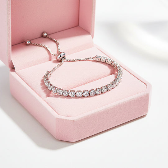 Blush Tennis Bracelet - Bracelet | Singapore Jewellery, Wedding Rings &amp; Gifts | Same Day Delivery | Tiara.com.sg