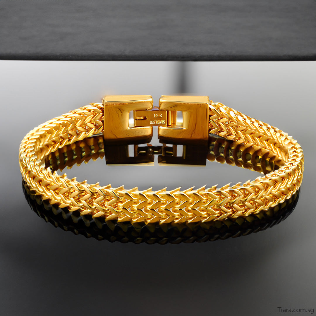 Golden Dragon Scales - Bracelets | Singapore Jewellery, Wedding Rings & Gifts | Same Day Delivery | Tiara.com.sg