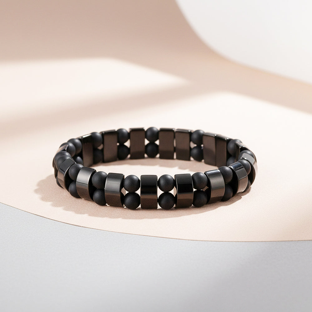 Hematite Focus Bracelet - Bracelets | Singapore Jewellery, Wedding Rings & Gifts | Same Day Delivery | Tiara.com.sg