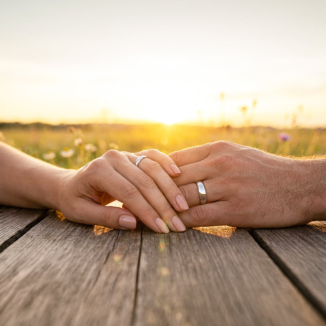 Infinite | Tungsten Couple Rings | Silver Wedding Bands - Ring | Singapore Jewellery, Wedding Rings &amp; Gifts | Same Day Delivery | Tiara.com.sg