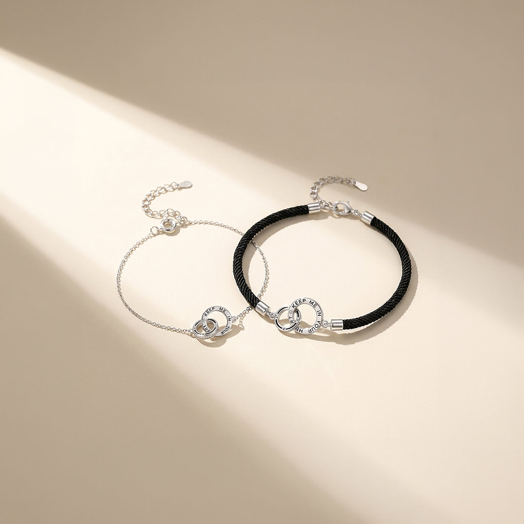 Keep Me in Your Heart | Couple Bracelets