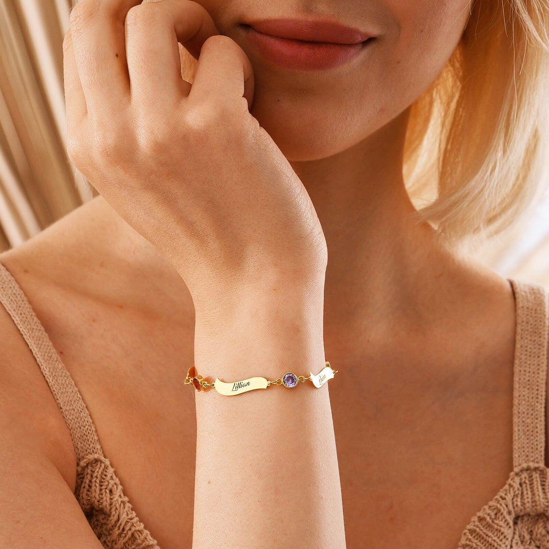 Luna 1014 - Custom Bracelet | Singapore Jewellery, Wedding Rings &amp; Gifts | Same Day Delivery | Tiara.com.sg