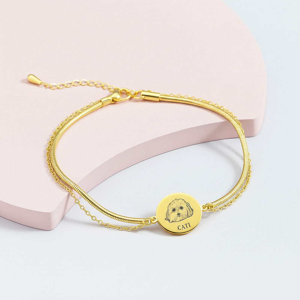 Luna 1020 - Custom Bracelet | Singapore Jewellery, Wedding Rings & Gifts | Same Day Delivery | Tiara.com.sg