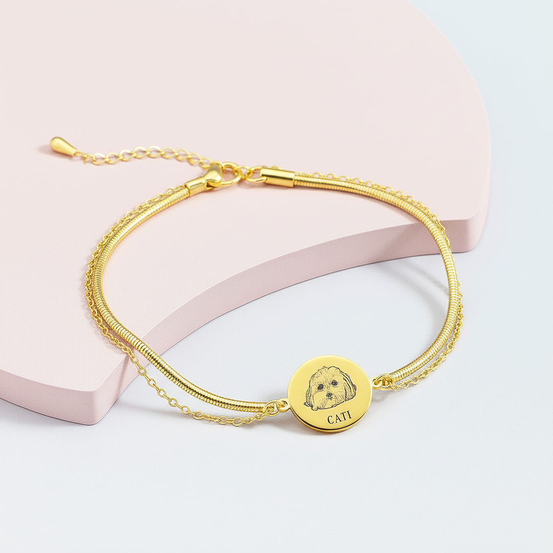 Luna 1020 - Custom Bracelet | Singapore Jewellery, Wedding Rings &amp; Gifts | Same Day Delivery | Tiara.com.sg