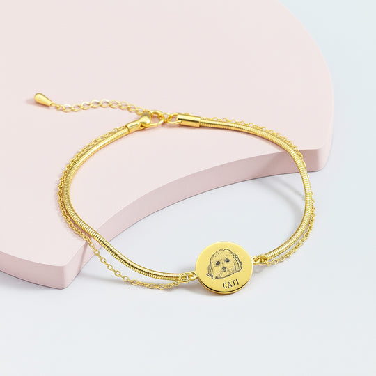 Luna 1020 - Custom Bracelet | Singapore Jewellery, Wedding Rings &amp; Gifts | Same Day Delivery | Tiara.com.sg