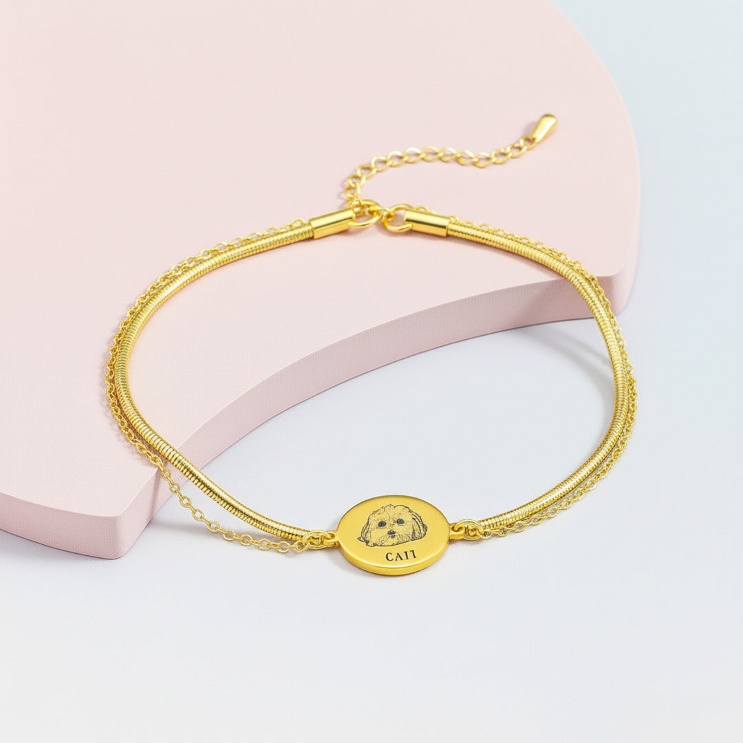Luna 1020 - Custom Bracelet | Singapore Jewellery, Wedding Rings &amp; Gifts | Same Day Delivery | Tiara.com.sg
