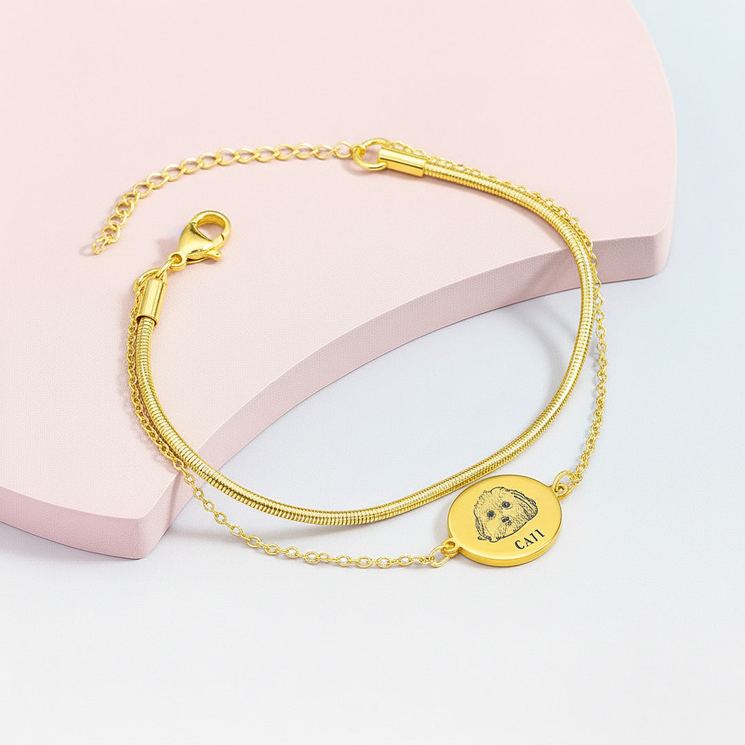 Luna 1020 - Custom Bracelet | Singapore Jewellery, Wedding Rings &amp; Gifts | Same Day Delivery | Tiara.com.sg