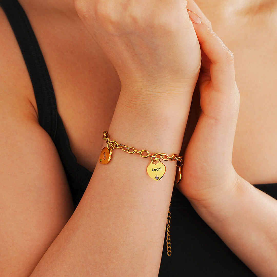 Luna 1028 - Custom Bracelet | Singapore Jewellery, Wedding Rings &amp; Gifts | Same Day Delivery | Tiara.com.sg