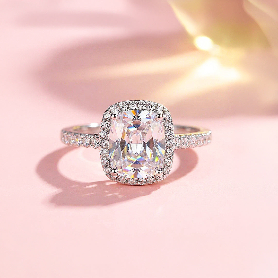 Cushion Halo Engagement Ring | Clearance | Luxe1886
