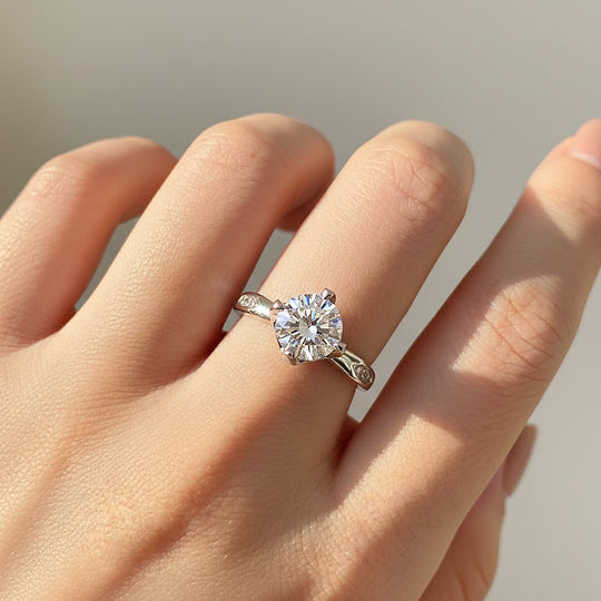 Round Solitaire Engagement Ring | Luxe1969 - new designs | Singapore Jewellery, Wedding Rings &amp; Gifts | Same Day Delivery | Tiara.com.sg