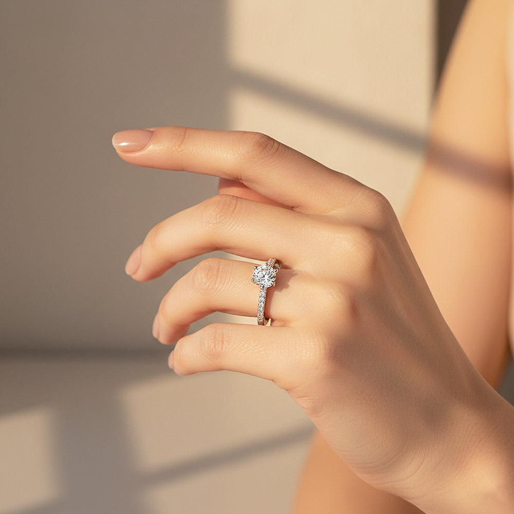 Round Solitaire Engagement Ring | Luxe1972 - | Singapore Jewellery, Wedding Rings & Gifts | Same Day Delivery | Tiara.com.sg