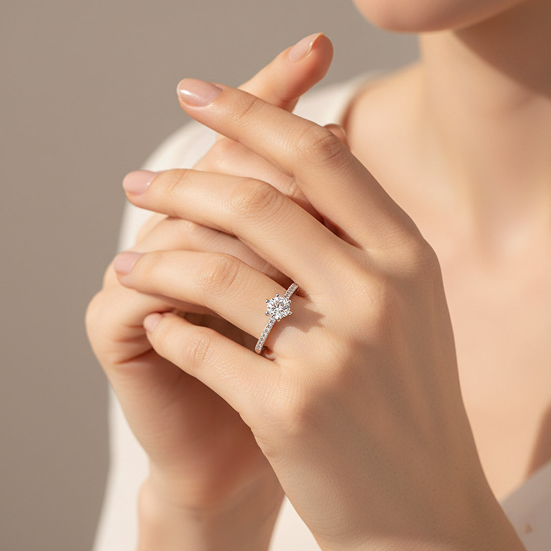 Round Solitaire Engagement Ring | Luxe1972 - | Singapore Jewellery, Wedding Rings &amp; Gifts | Same Day Delivery | Tiara.com.sg