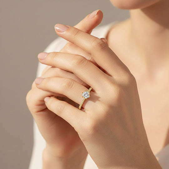 Round Solitaire Engagement Ring | Luxe1972 - | Singapore Jewellery, Wedding Rings &amp; Gifts | Same Day Delivery | Tiara.com.sg