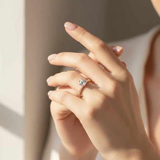 Round Solitaire Engagement Ring | Luxe1972 - | Singapore Jewellery, Wedding Rings &amp; Gifts | Same Day Delivery | Tiara.com.sg