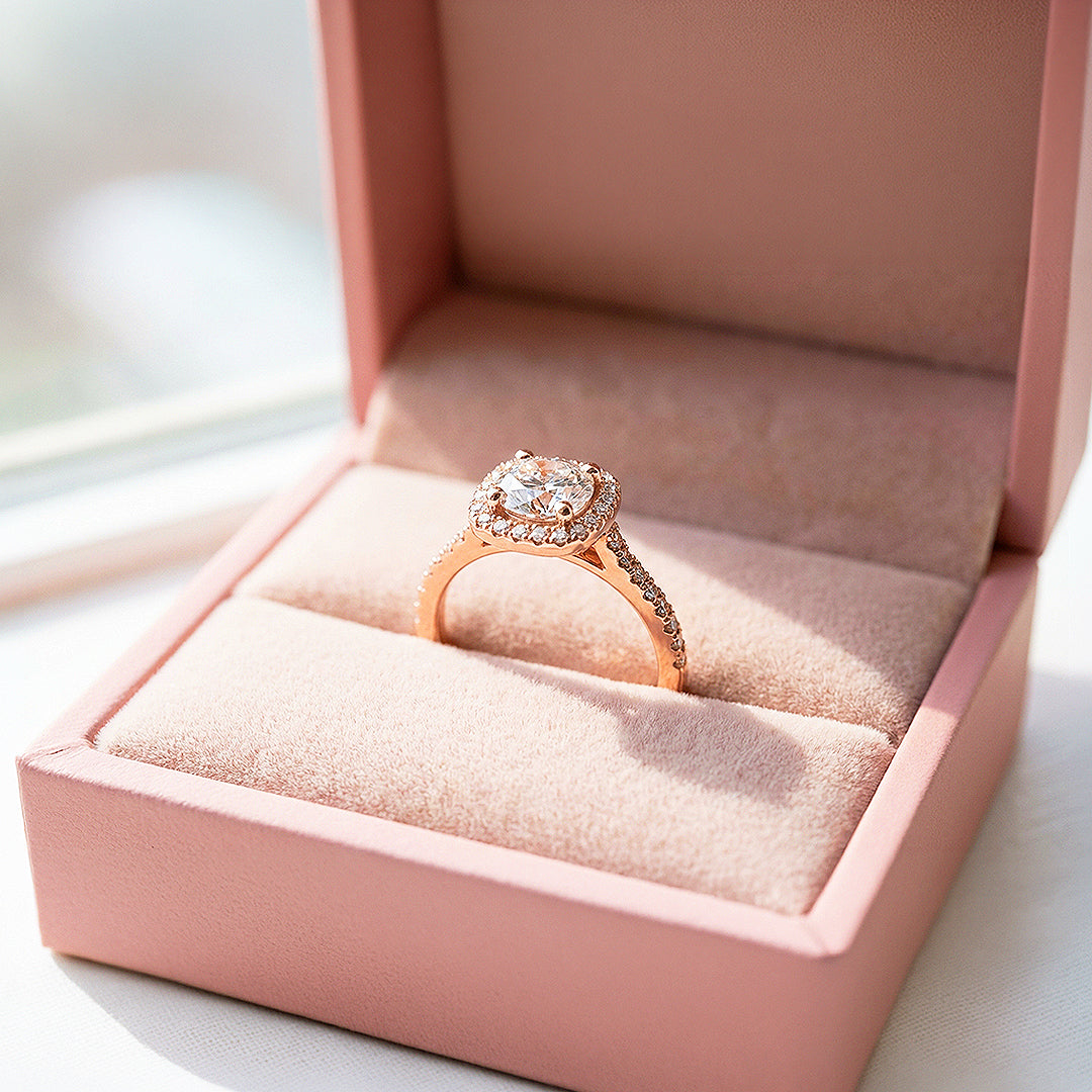 Cushion Halo Engagement Ring | Luxe1996 - new designs | Singapore Jewellery, Wedding Rings &amp; Gifts | Same Day Delivery | Tiara.com.sg