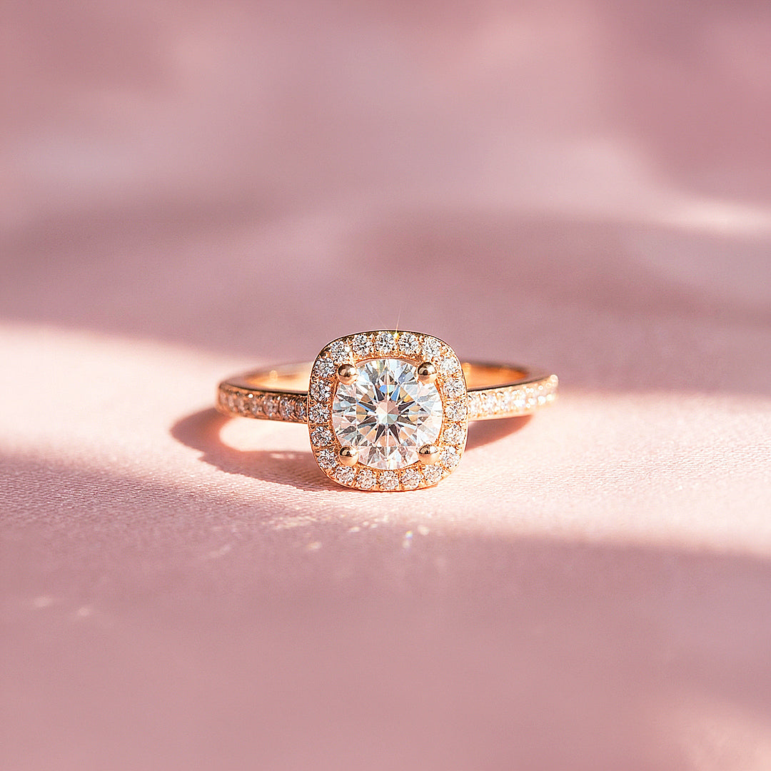 Cushion Halo Engagement Ring | Luxe1996 - new designs | Singapore Jewellery, Wedding Rings & Gifts | Same Day Delivery | Tiara.com.sg