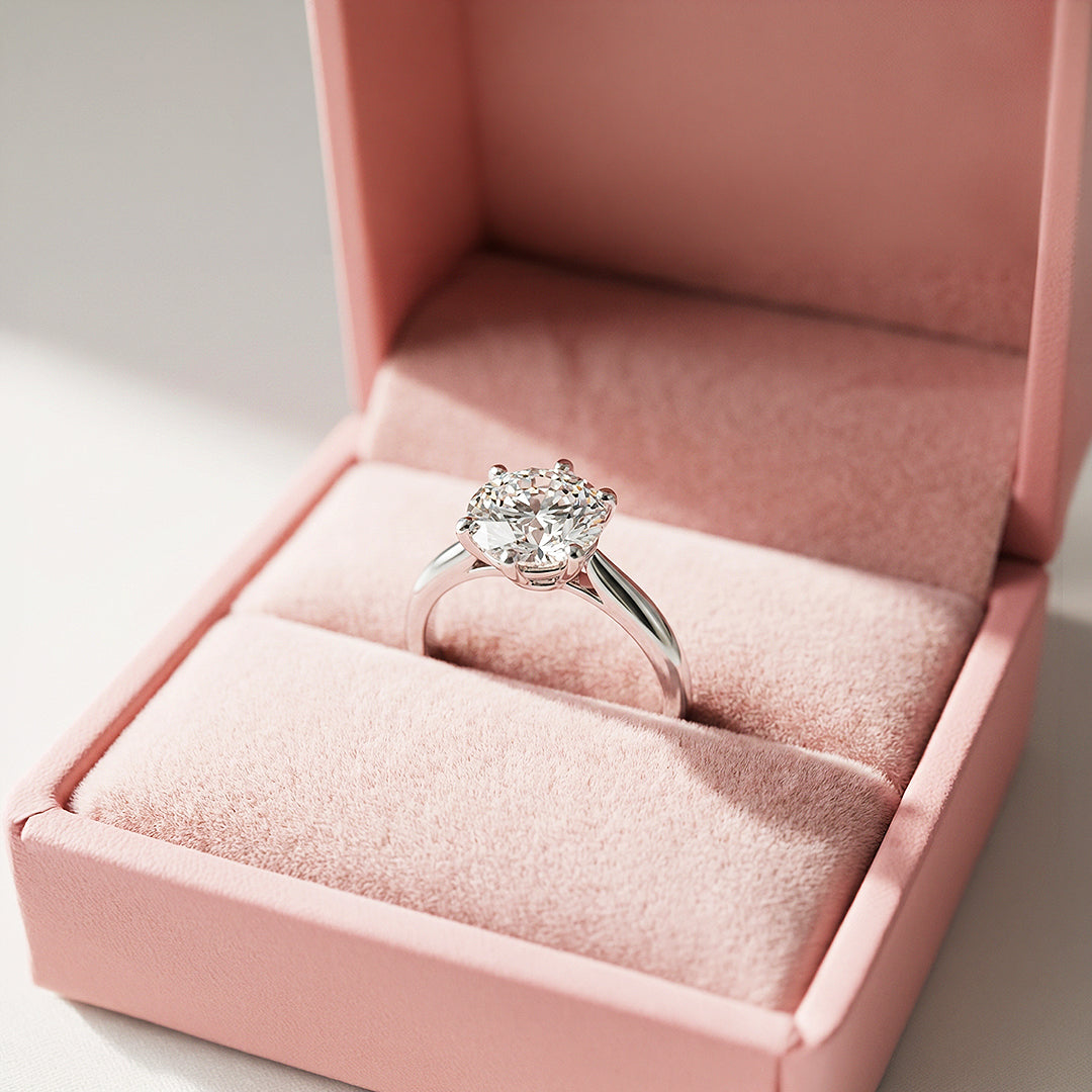 Round Solitaire Engagement Ring | Luxe1997 - new designs | Singapore Jewellery, Wedding Rings &amp; Gifts | Same Day Delivery | Tiara.com.sg