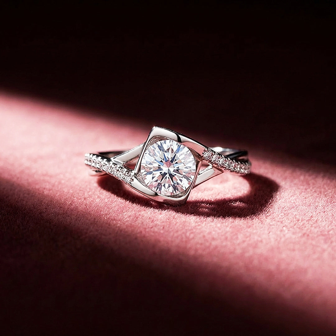 Round Brilliant Engagement Ring | Luxe2002 - new designs | Singapore Jewellery, Wedding Rings &amp; Gifts | Same Day Delivery | Tiara.com.sg