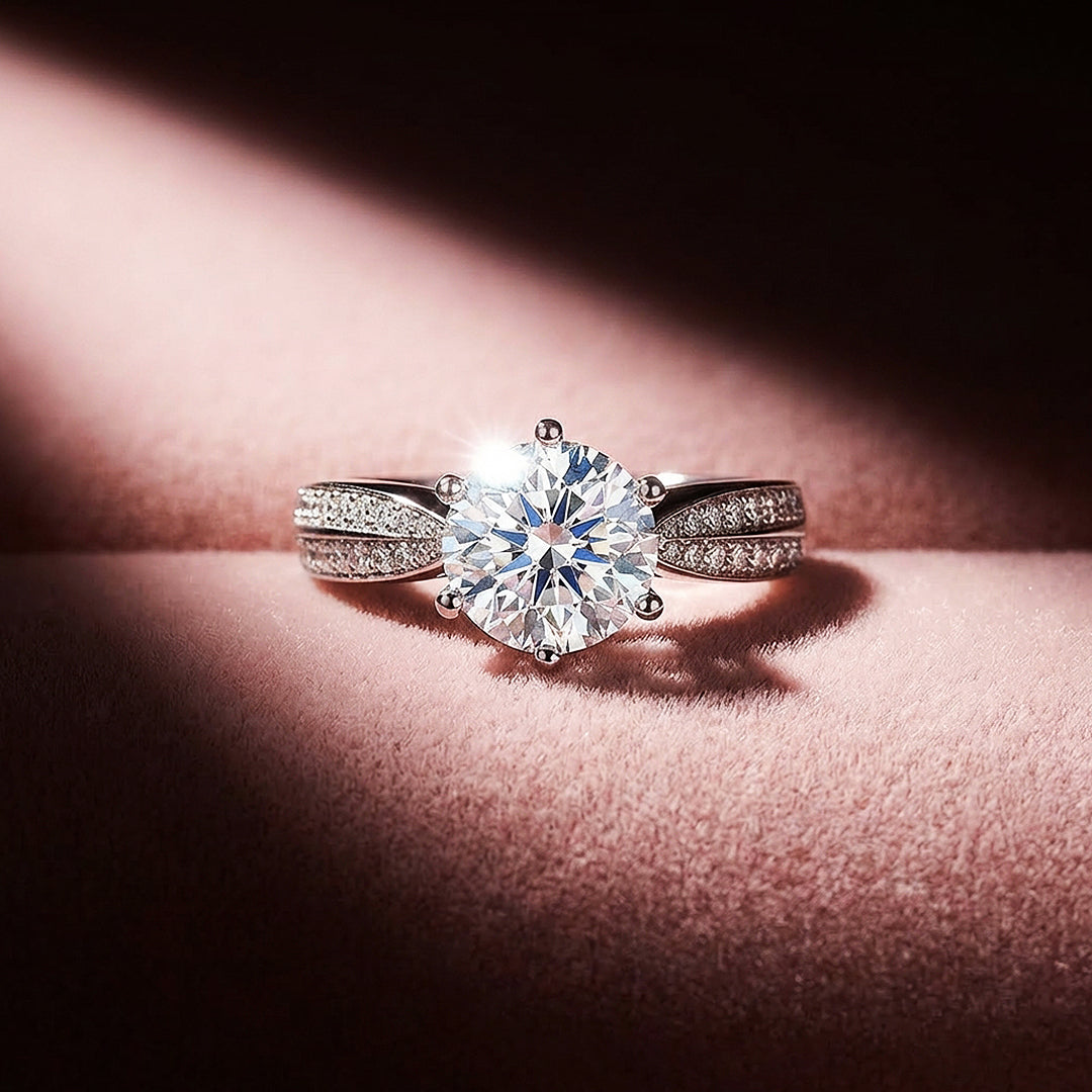 Round Solitaire Engagement Ring | Luxe2008 - new designs | Singapore Jewellery, Wedding Rings &amp; Gifts | Same Day Delivery | Tiara.com.sg