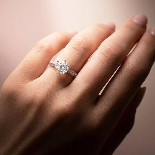 Round Solitaire Engagement Ring | Luxe2008 - new designs | Singapore Jewellery, Wedding Rings &amp; Gifts | Same Day Delivery | Tiara.com.sg
