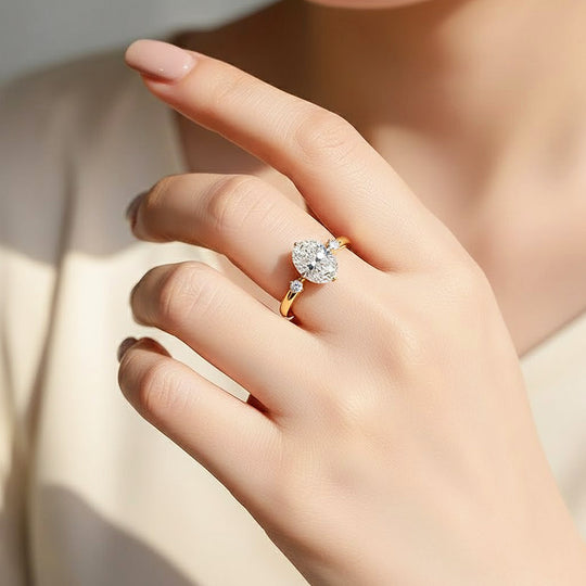 Oval Cut Three-Stone Engagement Ring | Classic Trilogy Setting | Luxe2012 - new designs | Singapore Jewellery, Wedding Rings &amp; Gifts | Same Day Delivery | Tiara.com.sg