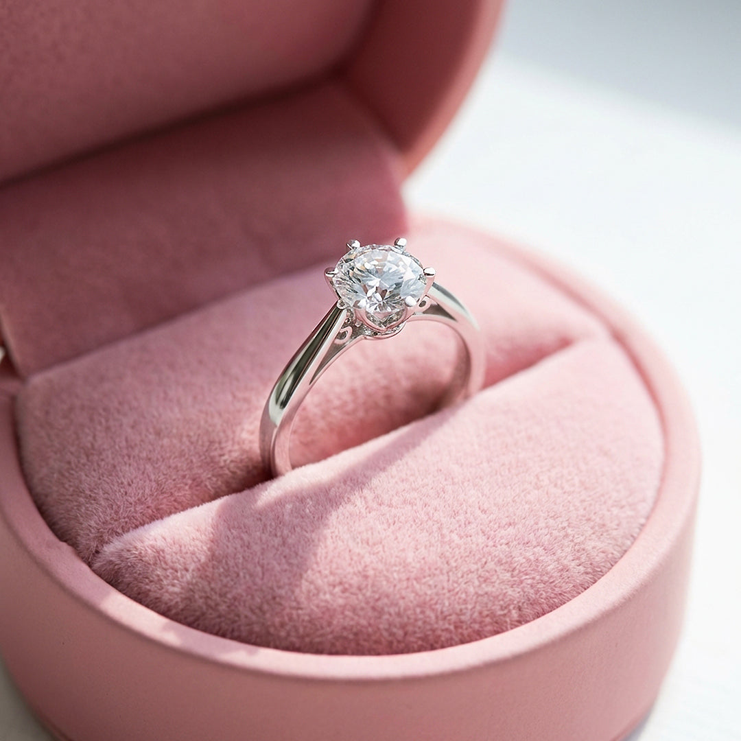 Round Solitaire Engagement Ring | Luxe2019 - Ring | Singapore Jewellery, Wedding Rings &amp; Gifts | Same Day Delivery | Tiara.com.sg