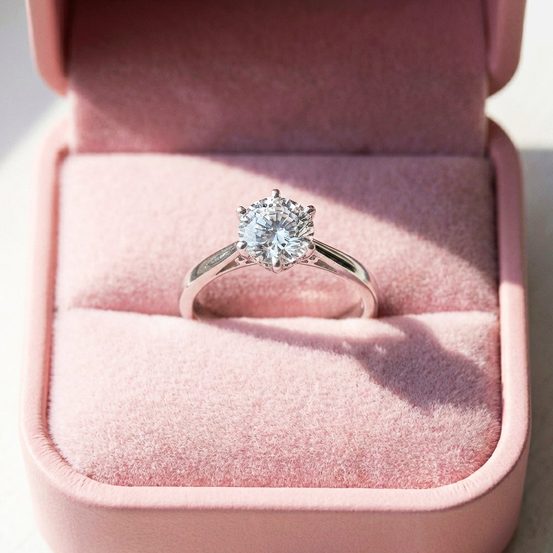 Round Solitaire Engagement Ring | Luxe2019 - Ring | Singapore Jewellery, Wedding Rings &amp; Gifts | Same Day Delivery | Tiara.com.sg