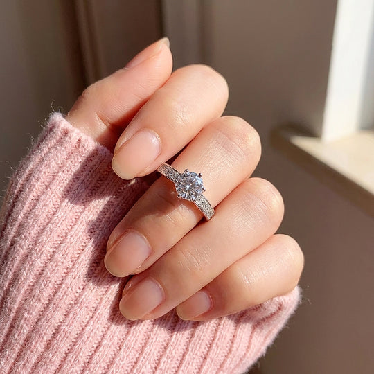Round Solitaire Engagement Ring | Luxe2039 - Adjustable Ring | Singapore Jewellery, Wedding Rings &amp; Gifts | Same Day Delivery | Tiara.com.sg