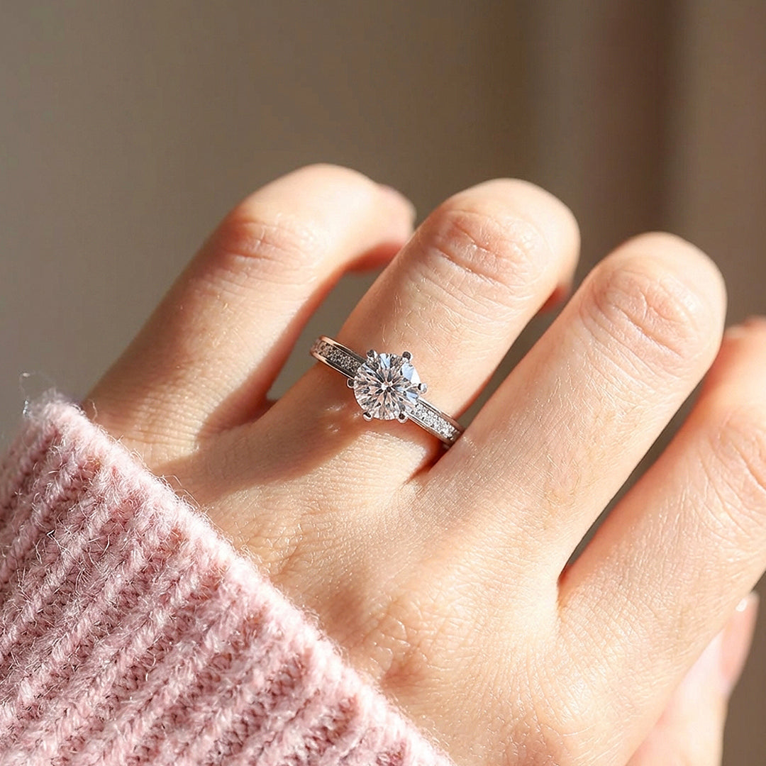 Round Brilliant Solitaire Engagement Ring | Luxe2040 - Adjustable Ring | Singapore Jewellery, Wedding Rings &amp; Gifts | Same Day Delivery | Tiara.com.sg
