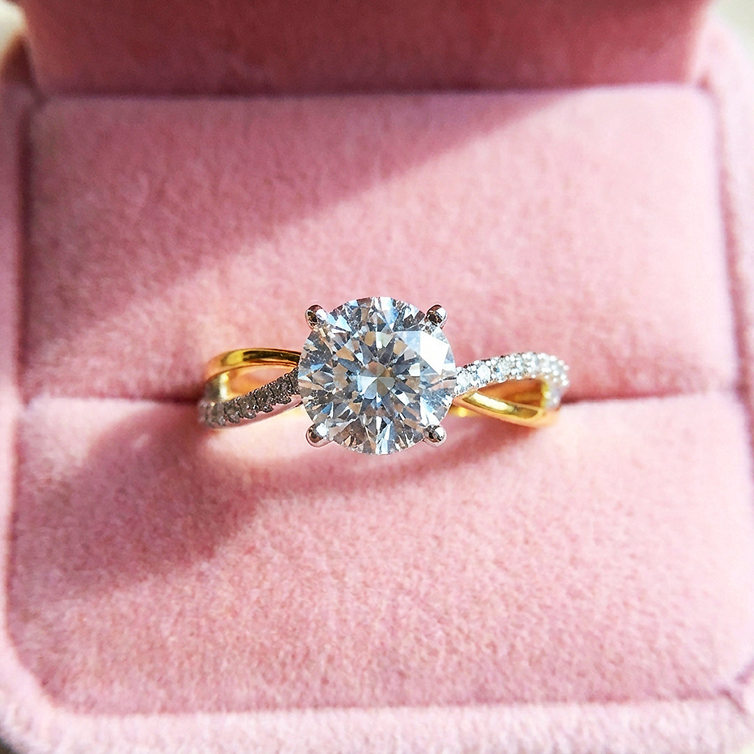 Round Cut Engagement Ring | Luxe2053 - Ring | Singapore Jewellery, Wedding Rings & Gifts | Same Day Delivery | Tiara.com.sg