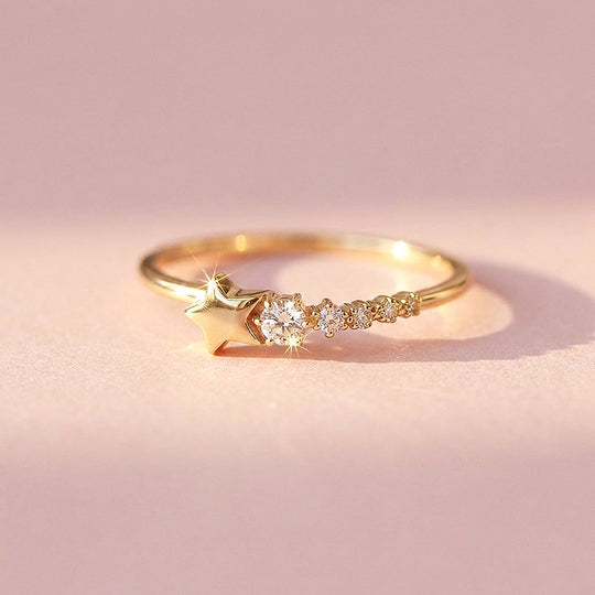 Star &amp; Stone Celestial Ring | Gold | Luxe2071