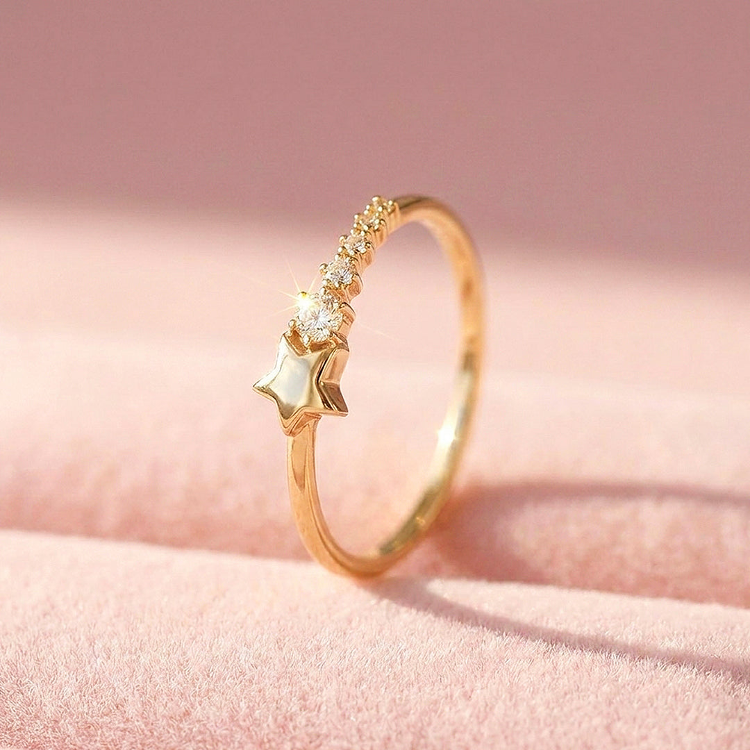 Star &amp; Stone Celestial Ring | Gold | Luxe2071