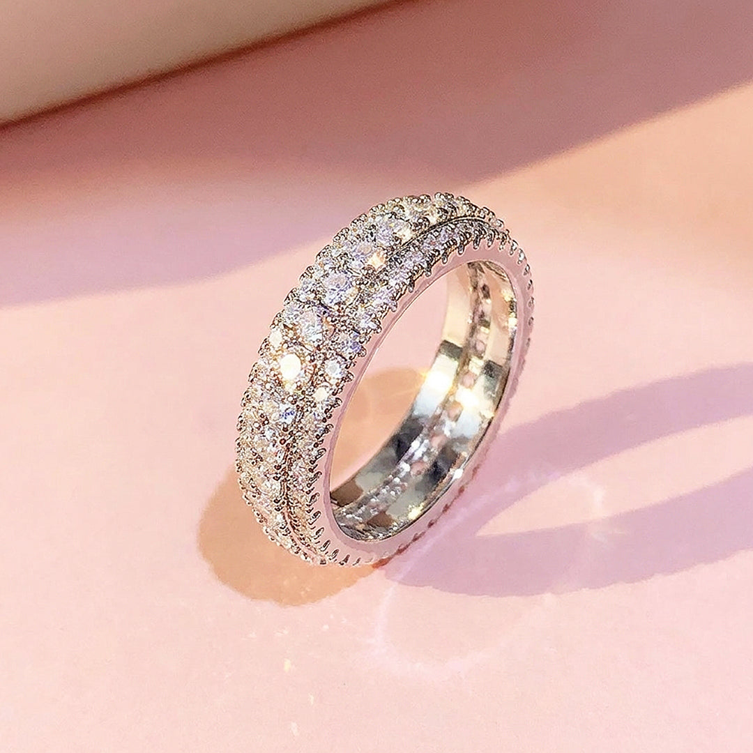 Triple Row Eternity Band Ring | Luxe2077