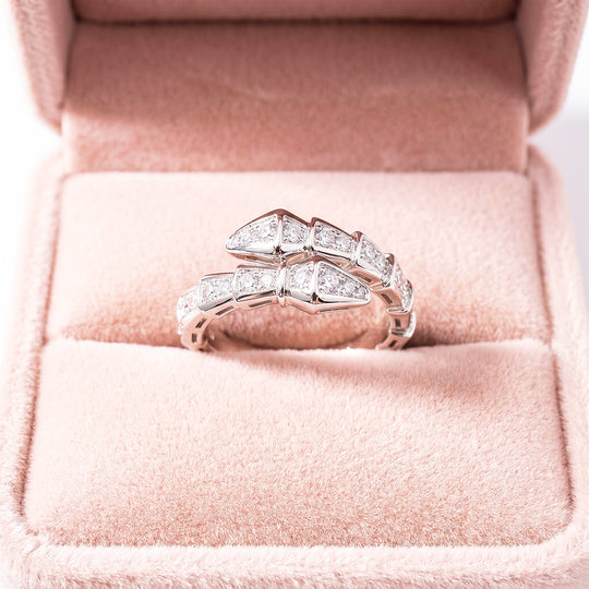 Double Wrap Pavé Statement Ring | Luxe2082